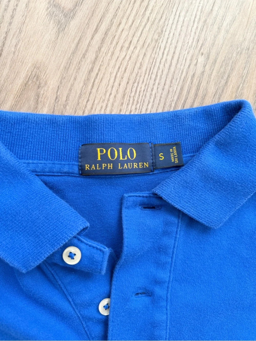 Polo by Ralph Lauren Men's Blue Polo Shirt Size S